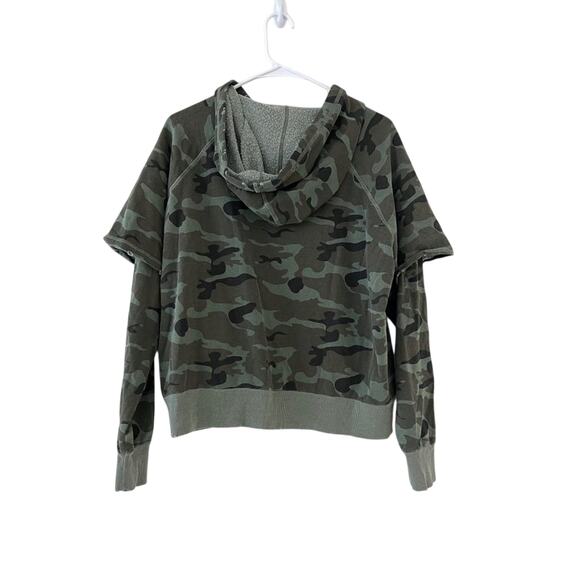 Electric & Rose Camo Zip Hoodie Women’s Small Soft Terry Loungewear Boho - Picture 5 of 8